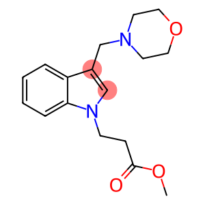 Methyl 3-[3-(morpholin-4-ylmethyl)-1H-indol-1-yl]propanoate