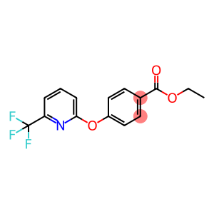 Benzoic acid, 4-[[6-(trifluoromethyl)-2-pyridinyl]oxy]-, ethyl ester