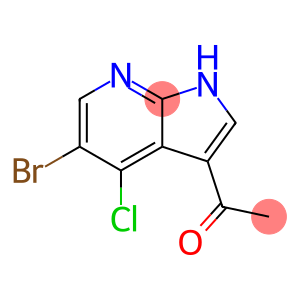 1-(5-溴-4-氯-1H-吡咯并[2,3-b]吡啶-3-基)乙酮