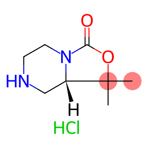 (S)-1,1-二甲基-四氢-1氢-恶唑[3,4-A]哌嗪-3(5氢)-酮 盐酸盐