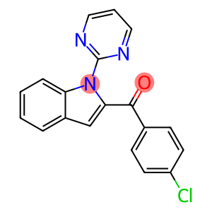 Methanone, (4-chlorophenyl)[1-(2-pyrimidinyl)-1H-indol-2-yl]-