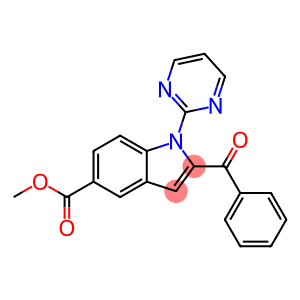 1H-Indole-5-carboxylic acid, 2-benzoyl-1-(2-pyrimidinyl)-, methyl ester