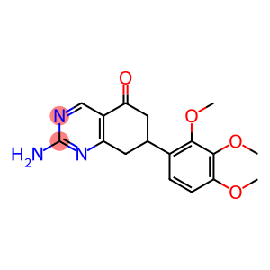 2-氨基-7-(2,3,4-三甲氧苯基)-7,8-二氢喹唑啉-5(6H)-酮