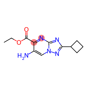 ethyl 6-amino-2-cyclobutyl[1,2,4]triazolo[1,5-a]pyrimidine-5-carboxylate