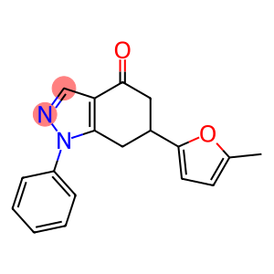 6-(5-methyl-2-furyl)-1-phenyl-1,5,6,7-tetrahydro-4H-indazol-4-one