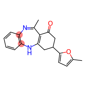 11-甲基-3-(5-甲基-2-呋喃)-2,3,4,5-四氢-1H-二苯并[B,E][1,4]二氮杂卓-1-酮