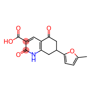 7-(5-methyl-2-furyl)-2,5-dioxo-1,2,5,6,7,8-hexahydroquinoline-3-carboxylic acid