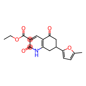 7-(5-甲基-2-呋喃基)-2,5-二氧代-1,2,5,6,7,8-六氢喹啉-3-甲酸乙酯