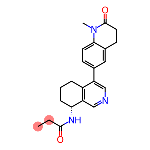 Propanamide, N-[(8R)-5,6,7,8-tetrahydro-4-(1,2,3,4-tetrahydro-1-methyl-2-oxo-6-quinolinyl)-8-isoquinolinyl]-