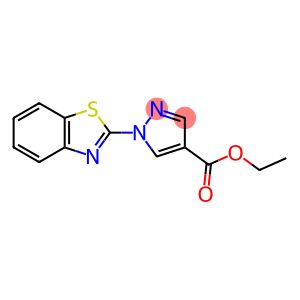 ethyl 1-(1,3-benzothiazol-2-yl)-1H-pyrazole-4-carboxylate