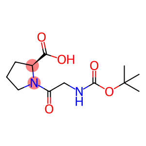 (S)-1-(2-(tert-butoxycarbonylamino)acetyl)pyrrolidine-2-carboxylic acid