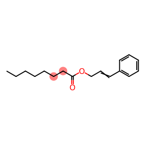 (2E)-3-Phenyl-2-propenyl octanoate