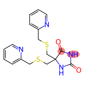 2,4-Imidazolidinedione, 5,5-bis[[(2-pyridinylmethyl)thio]methyl]-