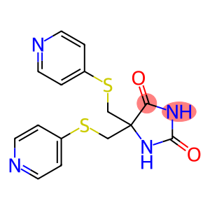 2,4-Imidazolidinedione, 5,5-bis[(4-pyridinylthio)methyl]-