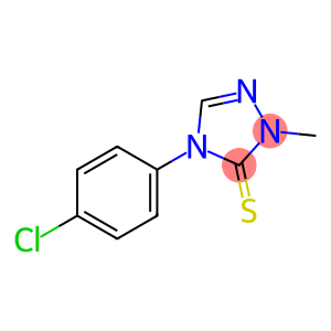 4-(4-chlorophenyl)-1-methyl-4,5-dihydro-1H-1,2,4-triazole-5-thione