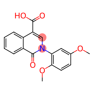 2-(2,5-Dimethoxyphenyl)-1-oxo-1,2-dihydroisoquinoline-4-carboxylic acid