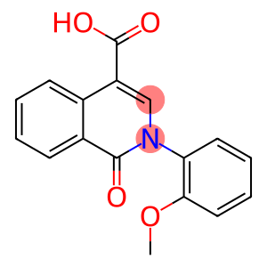 2-(2-甲氧基苯基)-1-氧代-1,2-二氢异喹啉-4-羧酸