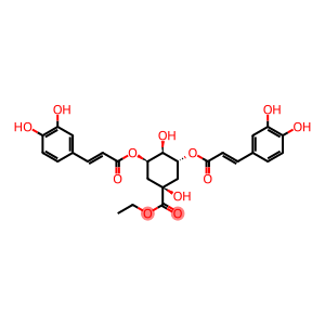 Cyclohexanecarboxylic acid, 3,5-bis[[(2E)-3-(3,4-dihydroxyphenyl)-1-oxo-2-propen-1-yl]oxy]-1,4-dihydroxy-, ethyl ester, (1α,3R,4α,5R)-