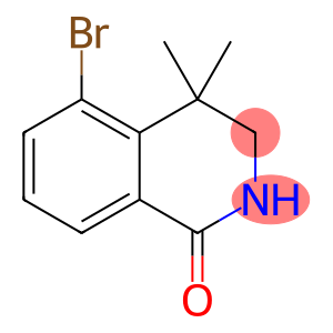 5-bromo-4,4-dimethyl-3,4-dihydroisoquinoline-1(2H)-one