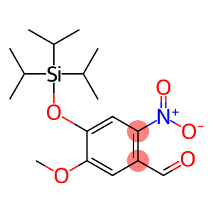 5-Methoxy-2-nitro-4-[(triisopropylsilyl)oxy]benzaldehyde