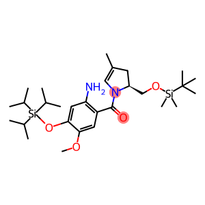 Methanone, [2-amino-5-methoxy-4-[[tris(1-methylethyl)silyl]oxy]phenyl][(2S)-2-[[[(1,1-dimethylethyl)dimethylsilyl]oxy]methyl]-2,3-dihydro-4-methyl-1H-pyrrol-1-yl]-