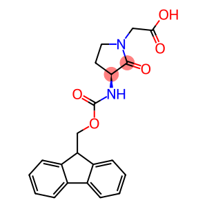 2-[(3S)-3-({[(9H-fluoren-9-yl)methoxy]carbonyl}amino)-2-oxopyrrolidin-1-yl]acetic acid