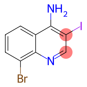 4-Quinolinamine, 8-bromo-3-iodo-