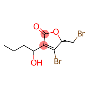 4-Bromo-5-(bromomethylene)-3-(1-hydroxybutyl)-2(5H)-furanone