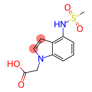 (4-Methanesulfonylamino-indol-1-yl)-acetic acid