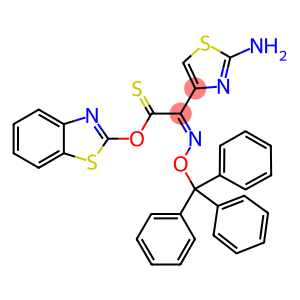 (BENZOTHIAZOL-2-YL)-(Z)-2-TRITYLIMINO-2-(2-AMINOTHIAZOL-4-YL)THIOACETATE