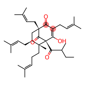 (1R,5S,6R,7S)-4-Hydroxy-6-methyl-1,3,7-tris(3-methyl-2-buten-1-yl)-5-(2-methyl-1-oxobutyl)-6-(4-methyl-3-penten-1-yl)-bicyclo[3.3.1]non-3-ene-2,9-dione