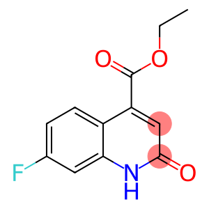 7-Fluoro-2-oxo-1,2-dihydro-quinoline-4-carboxylic acid ethyl ester