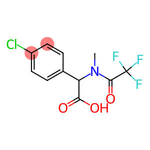 4-Chloro-a-[methyl(trifluoroacetyl)amino]benzeneaceticacid