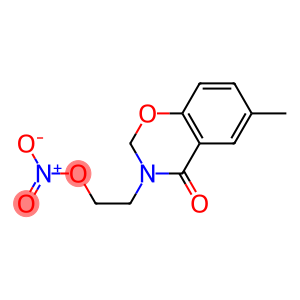 6-Methyl-3-(2-nitroxyethyl)-2H-1,3-benzoxazin-4(3H)-one