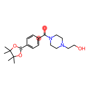 (4-(2-Hydroxyethyl)piperazin-1-yl)(4-(4,4,5,5-tetramethyl-1,3,2-dioxaborolan-2-yl)phenyl)methanone