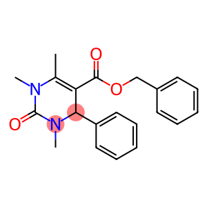 benzyl 1,3,6-trimethyl-2-oxo-4-phenyl-1,2,3,4-tetrahydropyrimidine-5-carboxylate