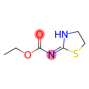 Carbamic  acid,  2-thiazolidinylidene-,  ethyl  ester  (9CI)