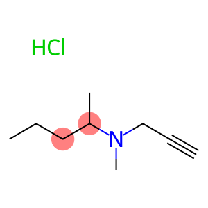 N-methyl-N-prop-2-ynyl-pentan-2-amine hydrochloride