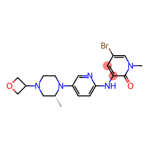 2(1H)-Pyridinone,5-bromo-1-methyl-3-[[5-[(2R)-2-methyl-4-(3-oxetanyl)-1-piperazinyl]-2-pyridinyl]amino]-