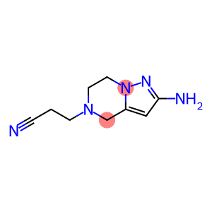 3-(2-amino-6,7-dihydropyrazolo[1,5-a]pyrazin-5(4H)-yl)propanenitrile