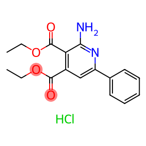 3,4-Pyridinedicarboxylic acid, 2-amino-6-phenyl-, 3,4-diethyl ester, hydrochloride (1:1)