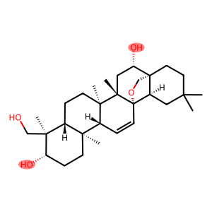 Olean-11-ene-3,16,23-triol,13,28-epoxy-, (3b,4a,16b)-