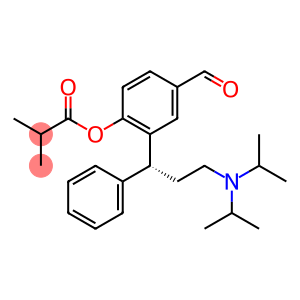 Propanoic acid, 2-methyl-, 2-[(1R)-3-[bis(1-methylethyl)amino]-1-phenylpropyl]-4-formylphenyl ester