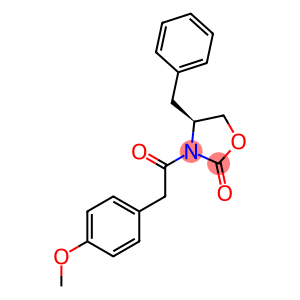 (S)-4-苄基-3-(2-(4-甲氧基苯基)乙酰基)噁唑烷-2-酮