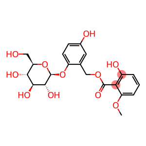 β-D-Glucopyranoside, 4-hydroxy-2-[[(2-hydroxy-6-methoxybenzoyl)oxy]methyl]phenyl