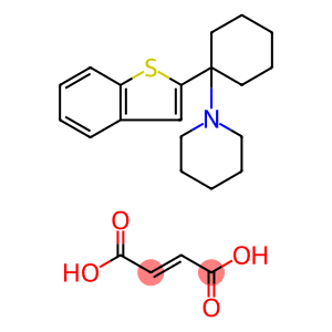 BENZOTHIOPHENYLCYCLOHEXYLPIPERIDINE FUMARATE