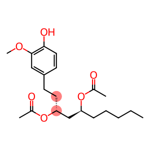 (3R,5S)-1-(4-hydroxy-3-methoxyphenyl)decane-3,5-diyl diacetate