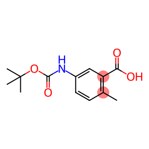 Benzoic acid, 5-[[(1,1-dimethylethoxy)carbonyl]amino]-2-methyl-