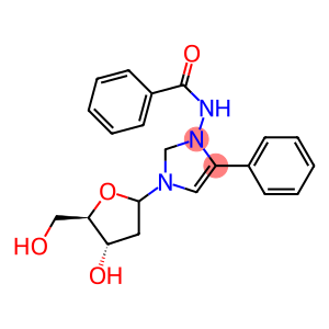 1-(2-deoxy-β-D-ribofuranosyl)-4-(3-benzamidophenyl)imidazole