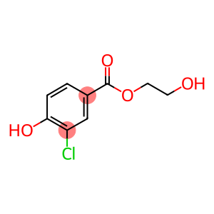 2-hydroxyethyl 3-chloro-4-hydroxybenzoate